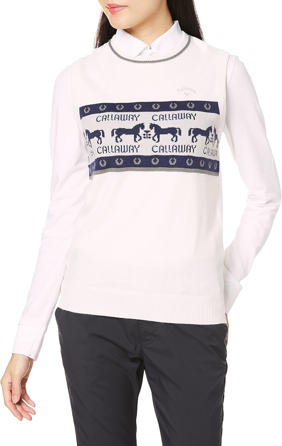 23年モデル　WACKO MARIA 　ストライプ ニット　ポロシャツ　刺繍ロゴ WACKO MARIA/STRIPED JACQUARD SUMMER KNIT POLO SHIRT（BLACK